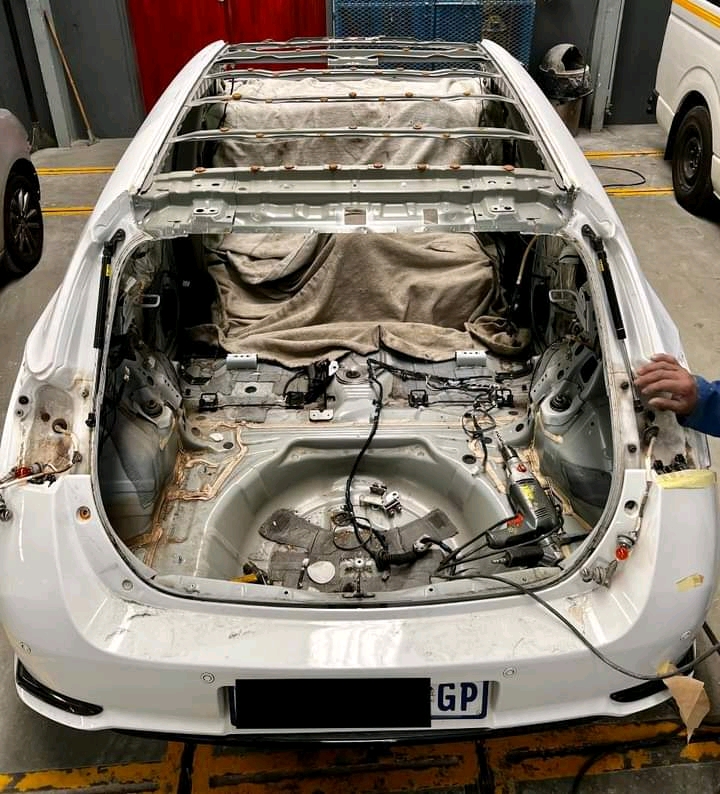 Before repair - Vehicle 2